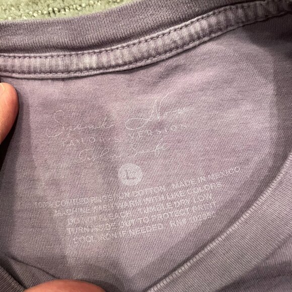 Taylor Swift Speak Now Taylors Version Shirt Womens Large Purple Tie Dye Cotton - Picture 4 of 9